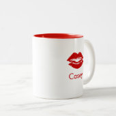 個人名Lips Mrs. mug ツートーンマグカップ (正面右)