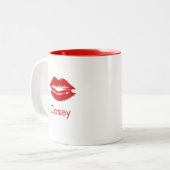 個人名Lips Mrs. mug ツートーンマグカップ (正面左)