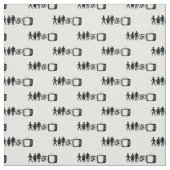 個人女性男性カメラTVパターン ファブリック (見本)