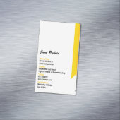 個人家庭教師の鉛筆の名刺の磁石 マグネット名刺 (インサイチュ)