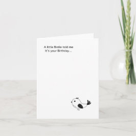 個人小鳥カード、誕生日カード カード