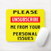 個人情報の取り消しを希望する マウスパッド (マウス)