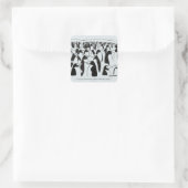 個人情報の盗難 スクエアシール (バッグ)