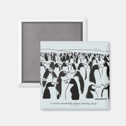 個人情報の盗難 マグネット (正面/裏面)