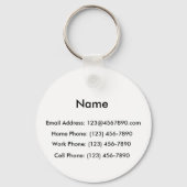 個人情報カスタマイズだ! キーホルダー (正面)