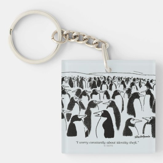 個人情報漏洩 キーホルダー (正面)