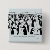 個人情報漏洩 缶バッジ (正面)