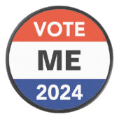 個人投票2024年大統領の選挙運動 アイスホッケーパック (正面)