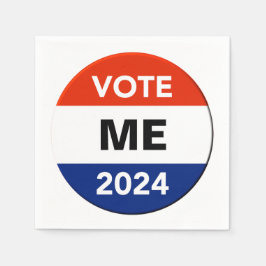個人投票2024年大統領の選挙運動 スタンダードカクテルナプキン