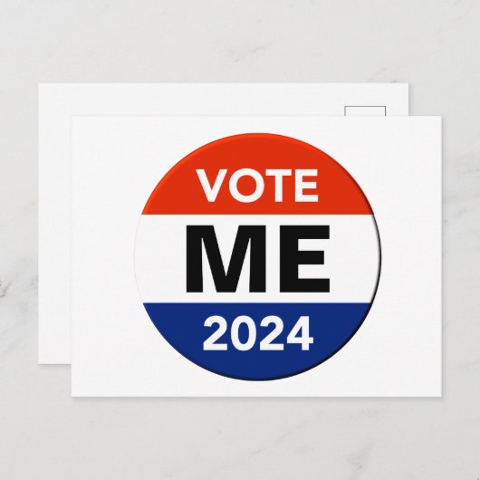 個人投票2024年大統領の選挙運動 ポストカード (正面/裏面)