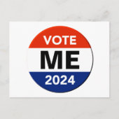 個人投票2024年大統領の選挙運動 ポストカード (正面)