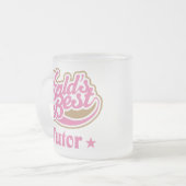 個人教師のギフト フロストグラスマグカップ (正面左)