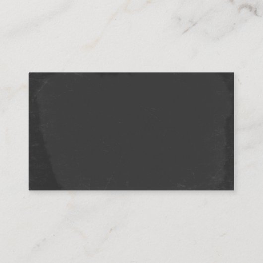 個人教師の先生のAppleの家の黒板 名刺 (裏面)