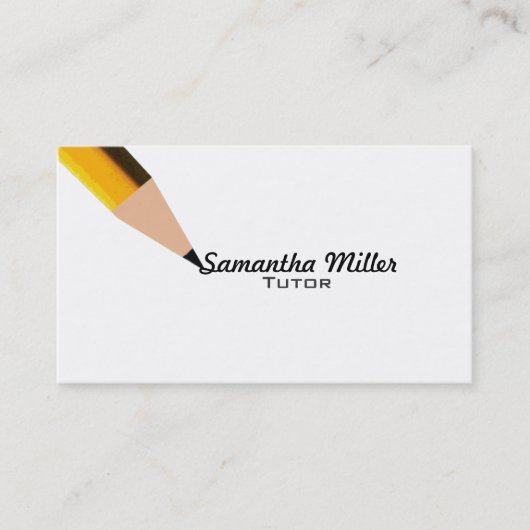 個人教師の名刺 名刺 (正面)