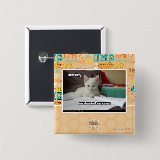 個人教師の子猫 缶バッジ (正面&裏面)