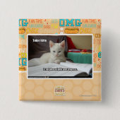 個人教師の子猫 缶バッジ (正面)