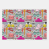 個人気にファッション化粧ガーリー品 ラッピングペーパーシート (正面2)