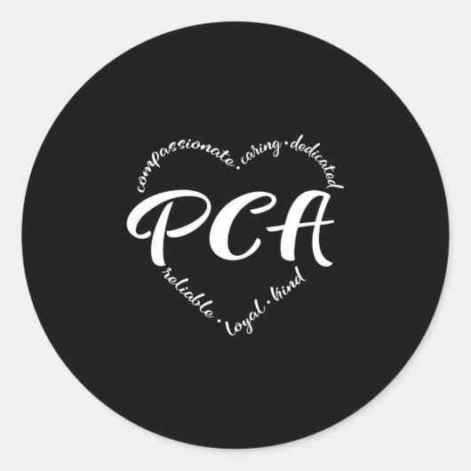 個人気に付き添い人、pca、ホーム気に ラウンドシール (正面)
