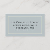 個人気に補助介護者の名刺 名刺 (裏面)