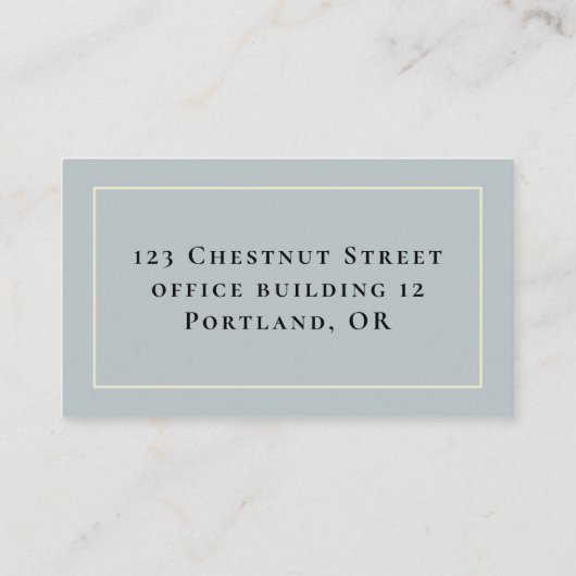 個人気に補助介護者の名刺 名刺 (裏面)