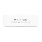 個人独占的ミニマモダンリスト ラベル (正面)