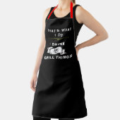 個人用おもしろいの飲み物とグリル・ベーカーのシェフ エプロン (インサイチュ)