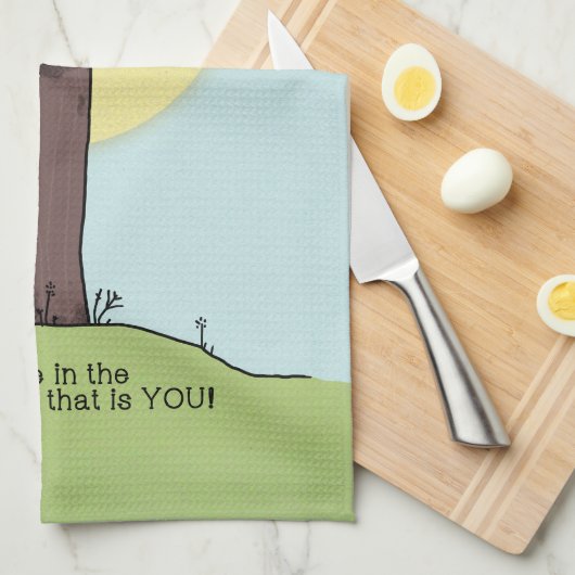 個人用にする キッチンタオル (四つ折り)