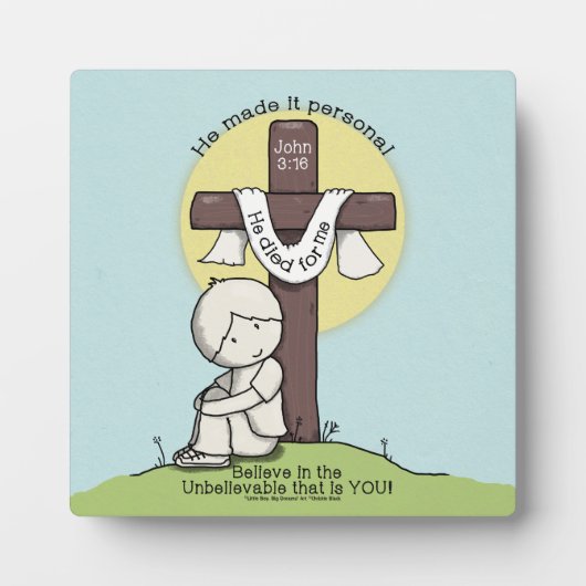 個人用にする フォトプラーク (正面)