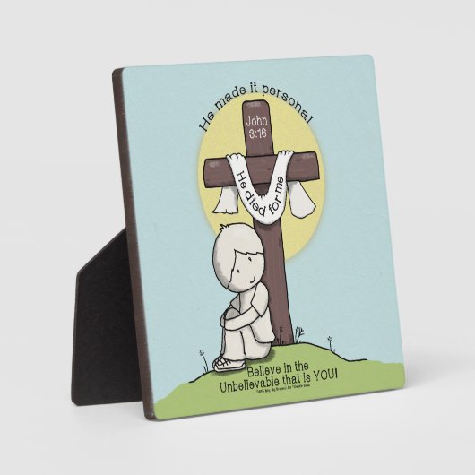 個人用にする フォトプラーク (正面)