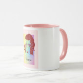 個人用にクラシック設定したおもしろい マグカップ (正面右)