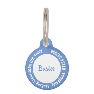 個人用に設定するドッグ名タグ ペット　ネームタグ
