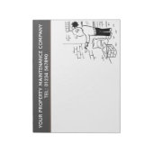 個人用に設定するプロパティ保守サービス ノートパッド (回転)