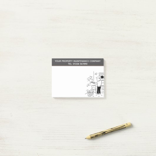 個人用に設定するプロパティ保守サービス ポストイット (デスク上)