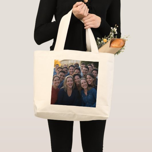 個人用に設定する高校懇親会の追加 ラージトートバッグ (正面(商品))