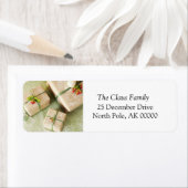 個人用に設定できるハッピーホリデイズラベル ラベル (インサイチュ)