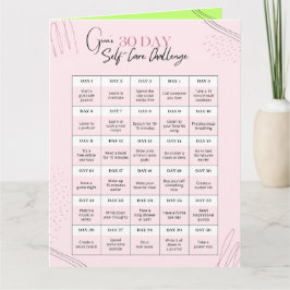 個人用に設定できる30日間の自己のカ気にレンダー カード