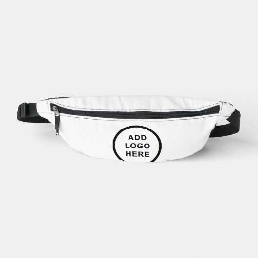 個人用のビジネス団体や組織イベントのロゴホワイト ファニーパック (正面)