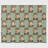 個人用の写真 ラッピングペーパー (フラット)