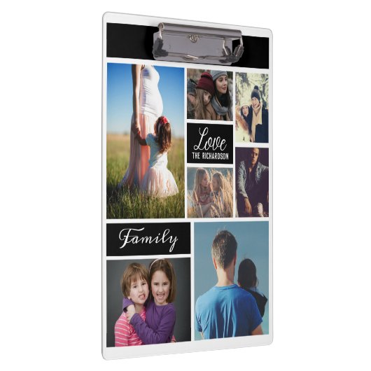 個人用の7枚の写真のコラージュ クリップボード (右)