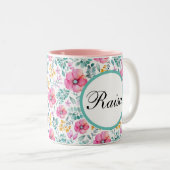 個人用のMugフローラ ツートーンマグカップ (正面右)