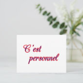 個人用はがき ポストカード (スタンド正面)