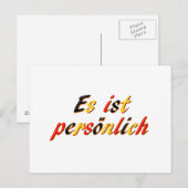 個人用はがき ポストカード (正面/裏面)