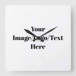 個人用またはカスタマイズ スクエア壁時計