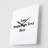 個人用またはカスタマイズ スクエア壁時計 (傾斜)