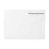 個人用またはカスタマイズ ラップアラウンドラベル (裏面)