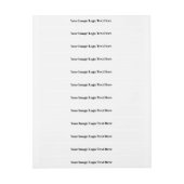 個人用またはカスタマイズ ラップアラウンドラベル (シート)