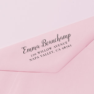 個人用またはプロフェッショナルメールのアドレススタンプ ラバースタンプ