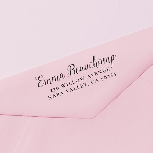 個人用またはプロフェッショナルメールのアドレススタンプ ラバースタンプ