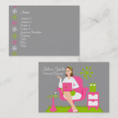 個人用アシスタント 名刺 (正面/裏面)