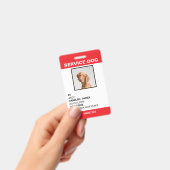 個人用アダカード サービスドッグ 写真入りID バッジ (手持ち)